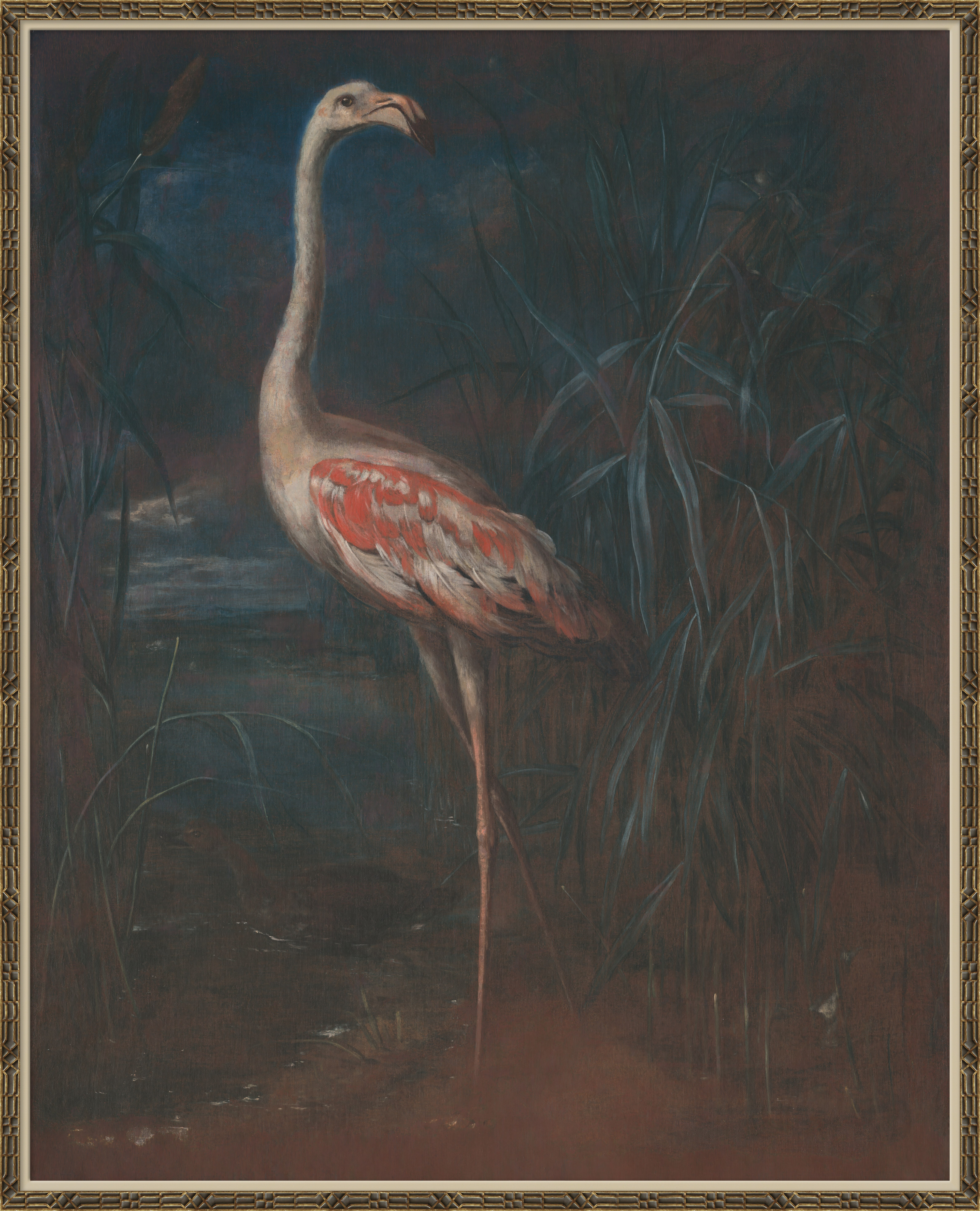 絵画 Picture Touched Flamingo Meeting 120x90 Picture Touched Flamingo Meeting 90x120cm - KARE Design